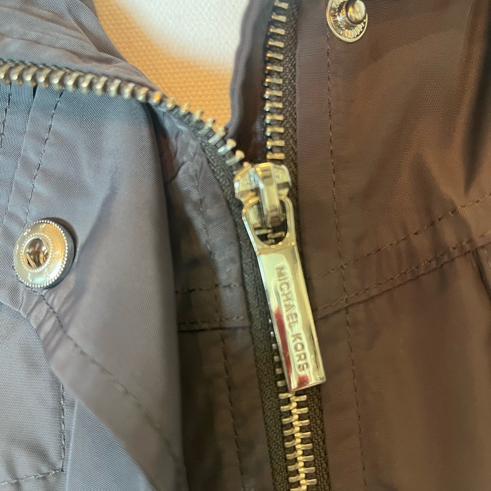 Michael Kors Gray Rain Coat - image 5